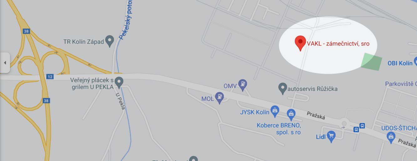 mapa Vakl s.r.o.